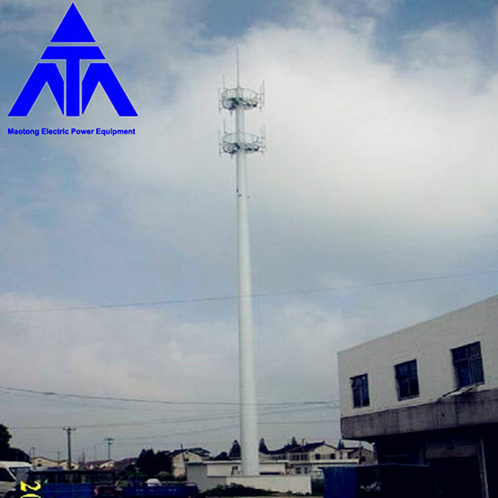 Telepon Seluler Telekomunikasi WiFi Antena Menara Tunggal