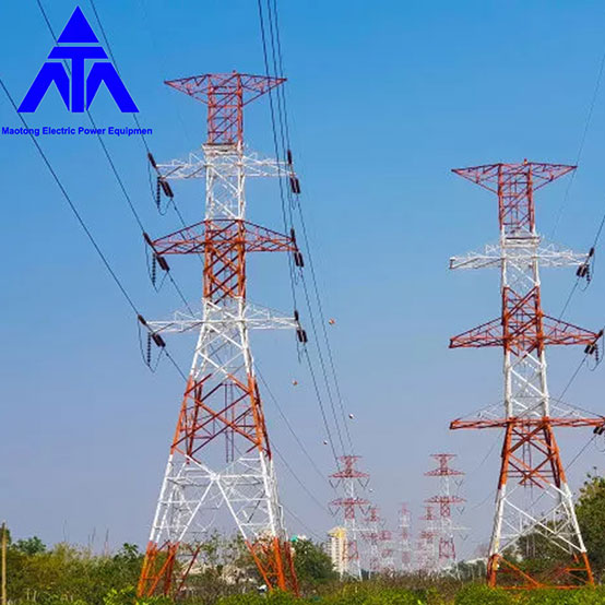 Menara Tenaga Listrik Pipa Baja Menara Kisi 110KV