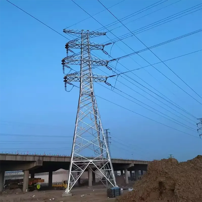 Menara Baja Sudut Galvanis Tahan Cuaca